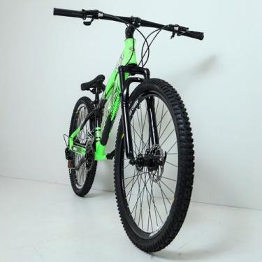Imagem de Bicicleta 26 pro-x rustic 21v index - verde/preto, Rustic