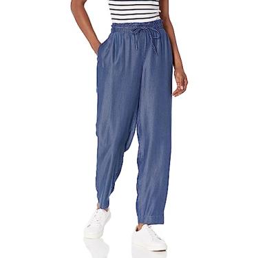 Imagem de Anne Klein Bolsa de papel feminina com cordão em D e tornozelo fino, Lavagem moderna, GG