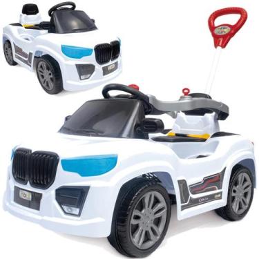 Imagem de Carrinho BM Car Branco Maral de Passeio e Pedal Infantil  30kg