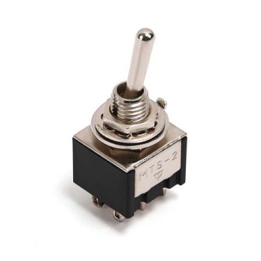 Imagem de Chave Seletora Mini 2 Posições Niquelada Spirit M203-NI - SPIRIT GUITA