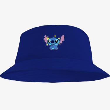 Imagem de Boné Chapéu Bucket Hat Estampado Stitch - MP Moda Masculina, Único, Az