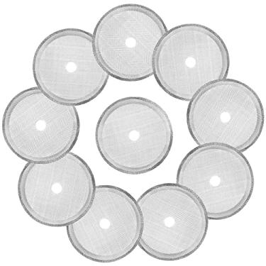 Imagem de Filtro de prensa francesa, tela de malha de aço inoxidável de 10 cm e peças de reposição para cafeteira francesa prensa para cafeteira francesa de 800 ml e máquinas de chá (800)