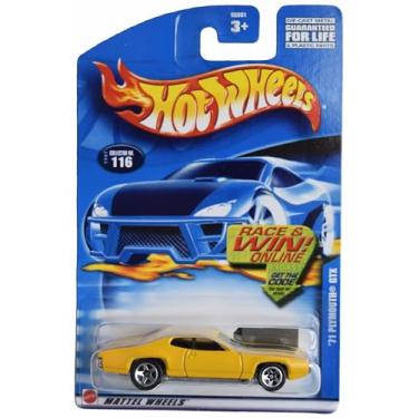 Imagem de Hot Wheels '71 Plymouth GTX, Yellow Race & Wind Card #116