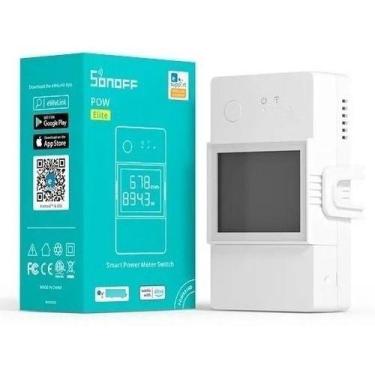Imagem de Sonoff Pow Elite 16a C/ Visor Lcd Medidor Energia Automação, Pow R3 16