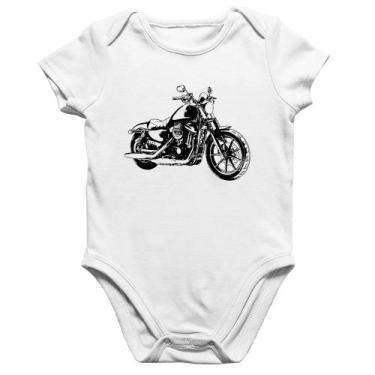Imagem de Body Bebê Algodão Moto Sportster XL 883 Iron Art - Foca na Moda, Branc