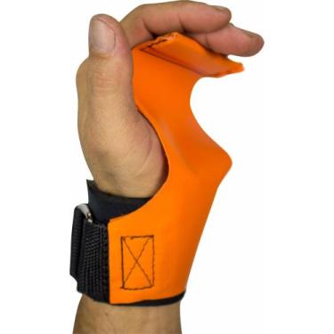 Imagem de Hand Grip Laranja Luva Proteção Barra Academia - Pro Trainer, P