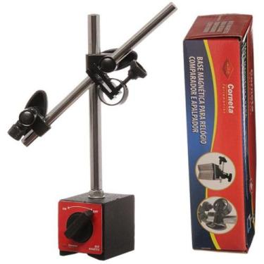 Imagem de Base Magnética Articulada 60kg P/ Relógio Comparador Corneta - Corneta