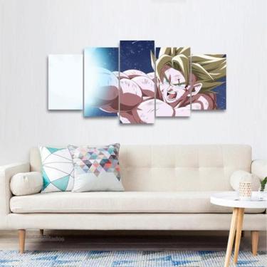 Imagem de Quadro decorativo Dragon Ball Goku Para Quarto 125x60 - Wall Frame