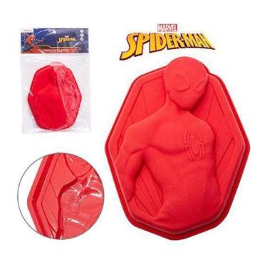 Imagem de Forma de silicone para mini bolo homem aranha/spider man 135ml 17x13,5