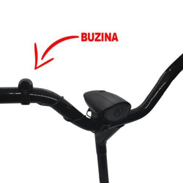 Imagem de Farol Lanterna Bike 250 Lumens Mod GB-7588 com Buzina Preto - KTR