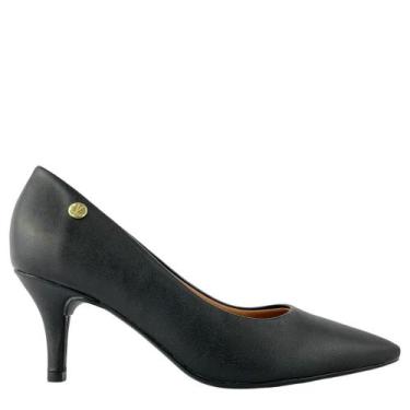 Imagem de Sapato Vizzano Feminino Scarpin Bico Fino 1185702, Preto, 36