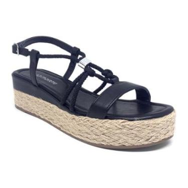 Imagem de Sandália Via Marte Anabela Preta 23-14912-01-Feminino