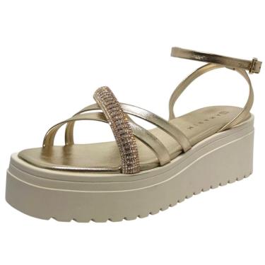 Imagem de Sandalia Feminina Anabela Media Conforto Fashion Ramarim