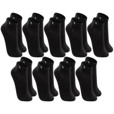 Imagem de Kit Com 9 Pares De Meia Baixa Lupo Sport Modelo Cano Curto Esportiva E