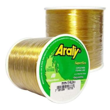 Imagem de Linha De Pesca Monofilamento Araty Superflex Ouro Mazzaferro- ENVIO IM