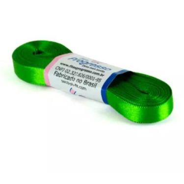 Imagem de Fita de Cetim Progresso 10mm nº2 - 10m Cor 677 Verde Folha - 01 unidad
