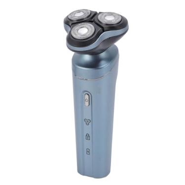 Imagem de Aparador de Barba Elétrico para Homens, Barbeadores Elétricos Rotativos, Navalha Sem Fio Lavável de Corpo Inteiro, para Homens Inclui Aparador de Pelos do Nariz Aparador de Barba