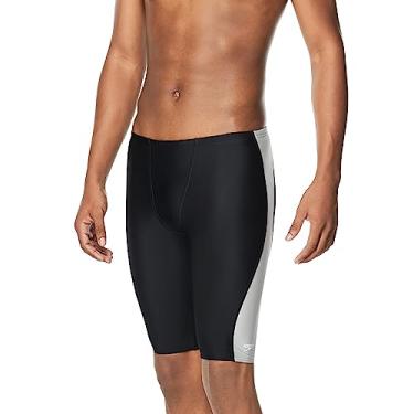 Imagem de Speedo Men's Swimsuit Jammer Eco ProLT Solid Team Colors, Anthracite Black, 38