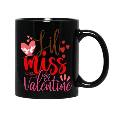 Imagem de SpreadPassion Caneca de café Lil Miss Valentine, presente para namorado e namorada, ideia de presente de dia dos namorados, presente para marido e esposa, ideia de presente de aniversário do dia dos