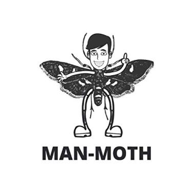 Imagem de Man-Moth: Lined Notebook, Perfect Funny Gift For Karl Pilkington Fan