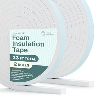 Imagem de Home Intuition 33 Pés de Vedação de Vedação Contra Intempéries para Portas e Janelas, Tira de Isolamento, Vedação Autoadesiva À Prova de Intempéries, 7/16"x3/4" À Prova de Som, Fit (3/4" De Largura X