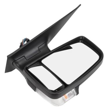 Imagem de Conjunto de Espelho de Porta Aquecido, Substituição de Espelho Retrovisor Lateral Esquerdo Cromado Dobrável para Sprinter 2500 Base 2006-2009, (Direita: 68009974AA, CH1321380,