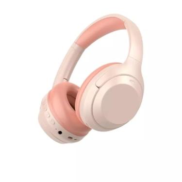 Imagem de Fone de ouvido Bluetooth Headset Max Sem Fio Headphone Recarregável P9 Air Top Casual Esportivo - ROSA