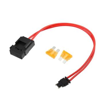 Imagem de A ABSOPRO Kit de fusível adaptador de mini fusível de perfil baixo 32V com 2 peças de fusível estilo lâmina 5A para carros barcos item de substituição