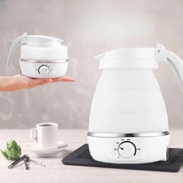 Imagem de Chaleira Elétrica de Silicone Dobrável, Portátil