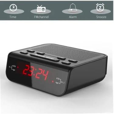 Imagem de Despertador Digital Lelong 671 Radio Bluetooth Led Fm