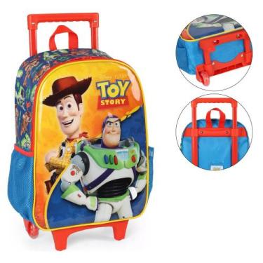 Imagem de Mochila De Rodinhas Escolar Infantil Disney Toy Story - Luxcel, Azul