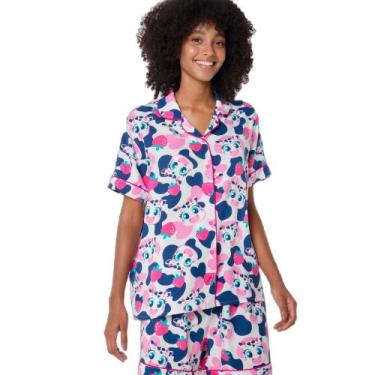 Imagem de Pijama Manga Curta Viscose Feminino Vaca Romântica - Puket, G