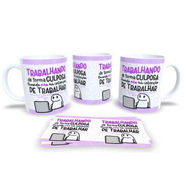 Imagem de Caneca de Porcelana Personalizada Flork Frases Engraçadas, Divertidas 