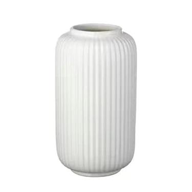 Imagem de Vaso Casa moderna flores plantas verdes vasos branco listras simples flores secas arranjo de flores sala estar quarto mesa café decoração superior Vaso de flores(Médio)