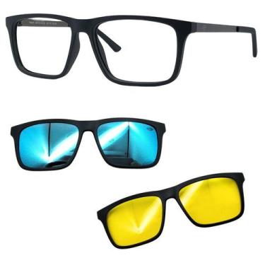 Imagem de Oculos Mormaii Swap 6 A14 6132 Com 2 Clipons Azul e Nortuno, Azul, Nor