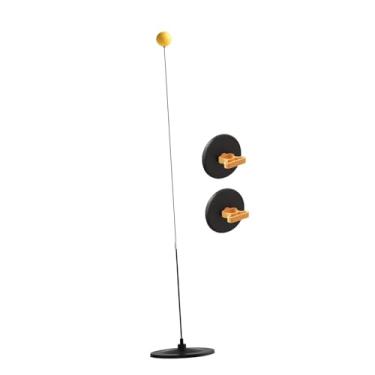 Imagem de simhoa Bola de reação de boxe Ball Ball Equipamento de auto -treinamento Altura ajustável Melhorar a coordenação dos olhos da mão Bola de velocidade de, Preto