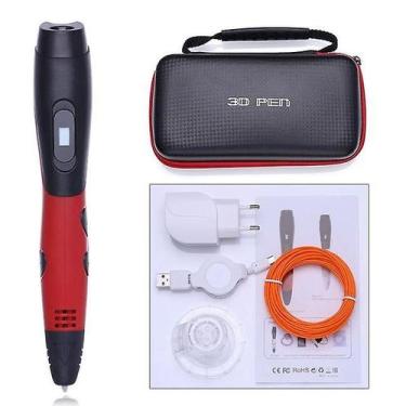 Imagem de Caneta 3D com 20 Filamentos Coloridos - Presente Ideal de Aniversário