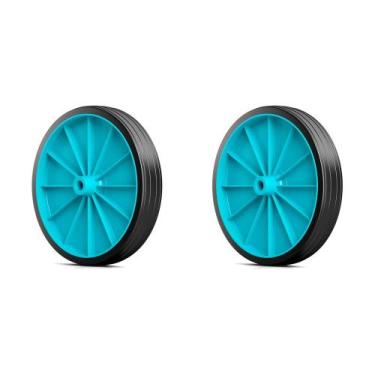 Imagem de Kit C/2 - Roda Para Carrinho De Feira Reforcada - KAORI