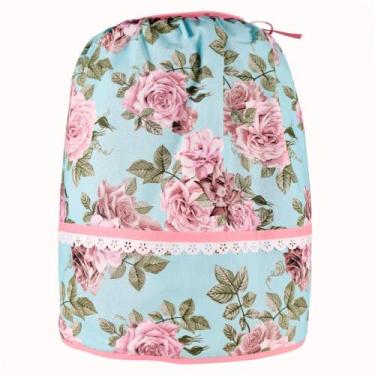 Imagem de Capa De Botijão De Gás Floral Azul - Recanto da Costura