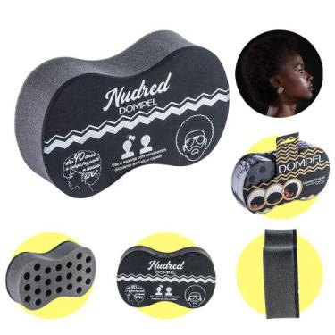 Imagem de Esponja Nudred Buchinha de Enrolar Cabelo Profissional Dompel Afro Sty