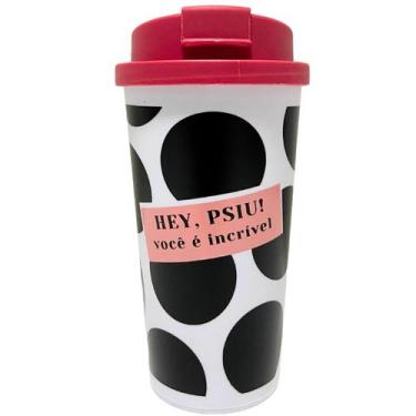 Imagem de Copo Café C/ Tampa Bucks 500ml Estampado Frases Profissões - Uatt, Fra