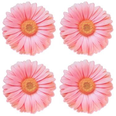 Imagem de Jogo Americano 4 Peças Formato Flor Gerberas 45x45cm Tecido