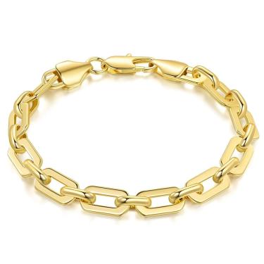 Imagem de Pulseiras BENOITE com design de clipe de papel em ouro 14K para mulheres