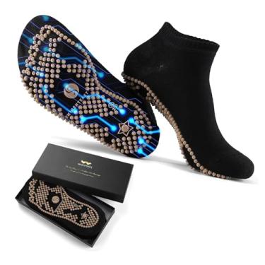 Imagem de WARMVIN Meias de acupressão Reflexologia Massagem nos Pés para Mulheres e Homens Meias de Acupuntura com Ponto de Pressão, Presentes para Mães Ocupadas Idosos Massageando Conveniente e Eficiente