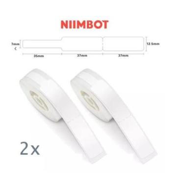 Imagem de 2 Rolo Etiqueta Niimbot Para Cabo Joias Oculos D110 D101 D11
