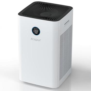 Imagem de Acepur Purificador De Ar Que Cobre Até 3532 Pés Quadrados, Para Salas Grandes, Filtro Hepa Wifi Inteligente Com Sensor Avançado De Qualidade Do Ar, Filtragem De Poeira, Pólen E Fumaça De Alta Eficiê