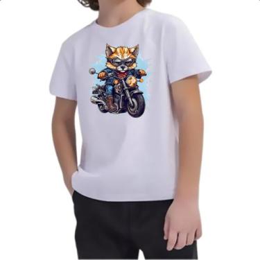 Imagem de Camiseta Infantil Raposa motoqueira - Alearts, 2