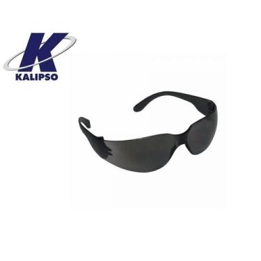 Imagem de Óculos de Segurança Leopardo Kalipso Kit 12 Peças, Cinza