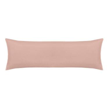 Imagem de Fronha Super Body Pillow Altenburg Toque Acetinado Rosa Lunar