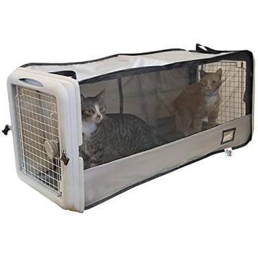 Imagem de SPORT PET Canil grande aberto pop, gaiola portátil para gatos, cama impermeável para animais de estimação, coleção de areia de viagem
